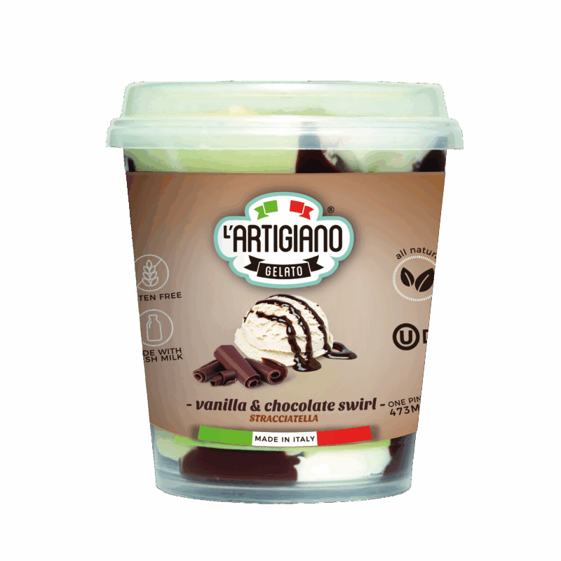 Vanilla & Chocolate swirl