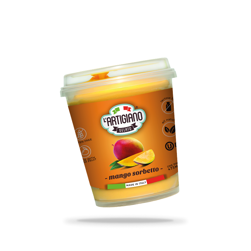 Mango sorbetto milk free